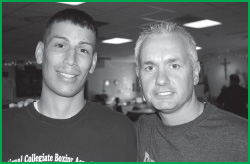 Josh Mercado and Trainer Conn McMullen