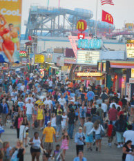 Boardwalk Crowded