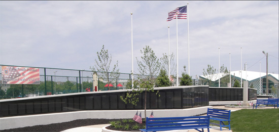 Vietnam Wall by the sea